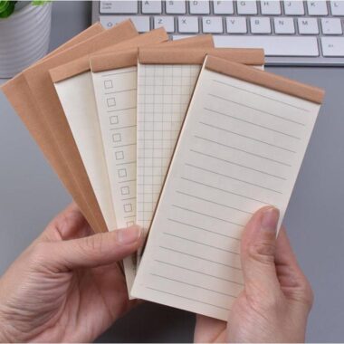 Wholesale custom kraft cover small size notepad