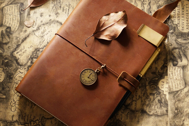 Luxury Leather Travel Diary & Journal (7) Bulk Premium Leather Travel Diary & Journal