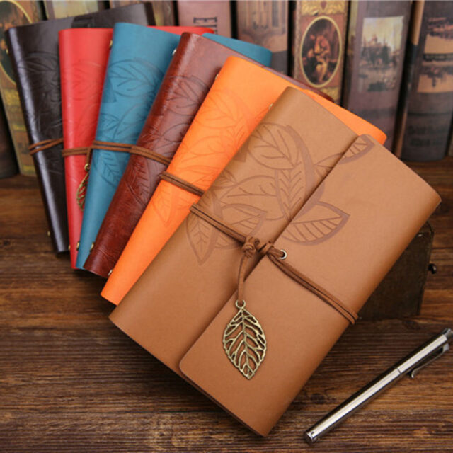 Custom Vintage Traveler Diary & Journal with Leather Cover