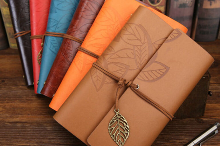 Custom Vintage Traveler Diary & Journal with Leather Cover