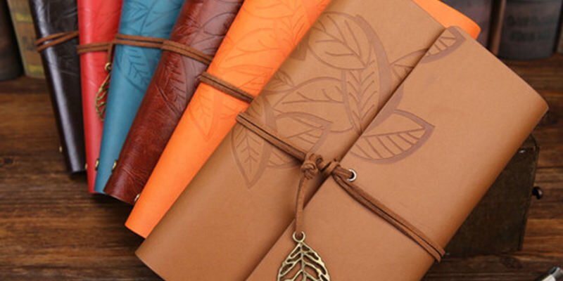 Custom Vintage Traveler Diary & Journal with Leather Cover