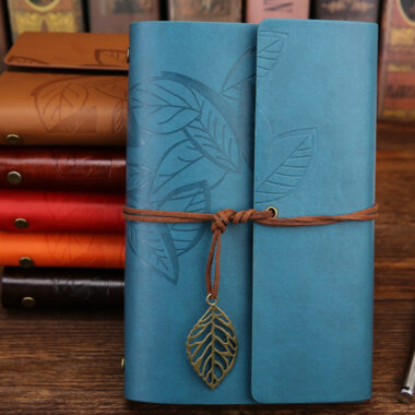Custom Vintage Traveler Diary & Journal with Leather Cover