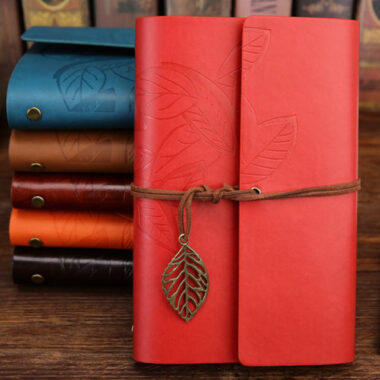 Custom Vintage Traveler Diary & Journal with Leather Cover