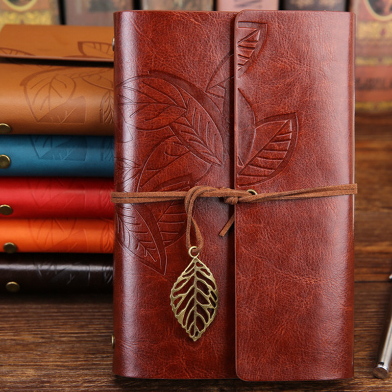 Custom Vintage Traveler Diary & Journal with Leather Cover