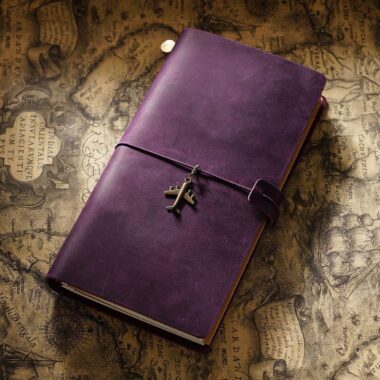 Vintage minimalist leather notebook manufacturer supply