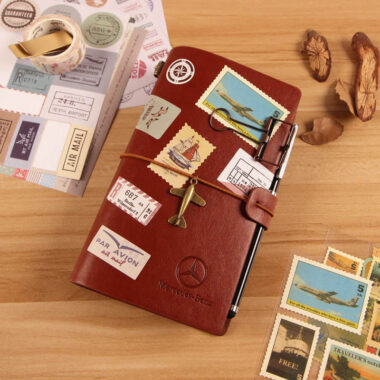 Vintage minimalist leather notebook manufacturer supply