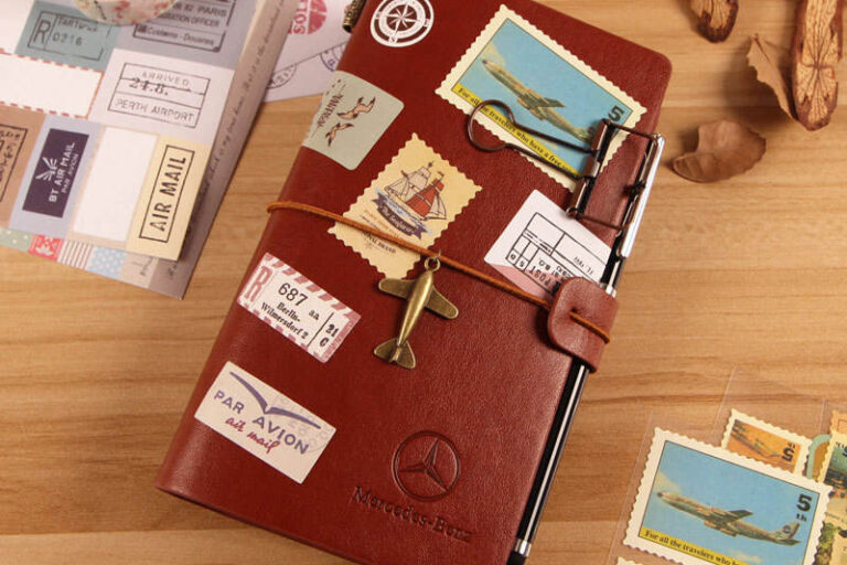 Vintage Minimalist Leather Notebook Manufacturer (5) Vintage minimalist leather notebook manufacturer supply