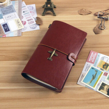 Vintage minimalist leather notebook manufacturer supply
