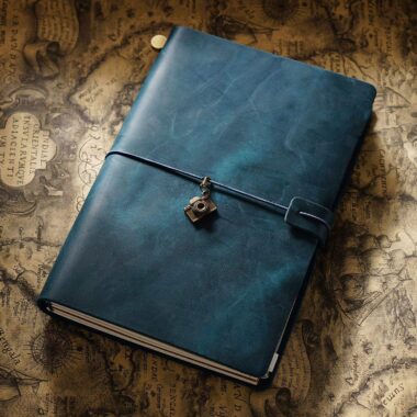Vintage minimalist leather notebook manufacturer supply