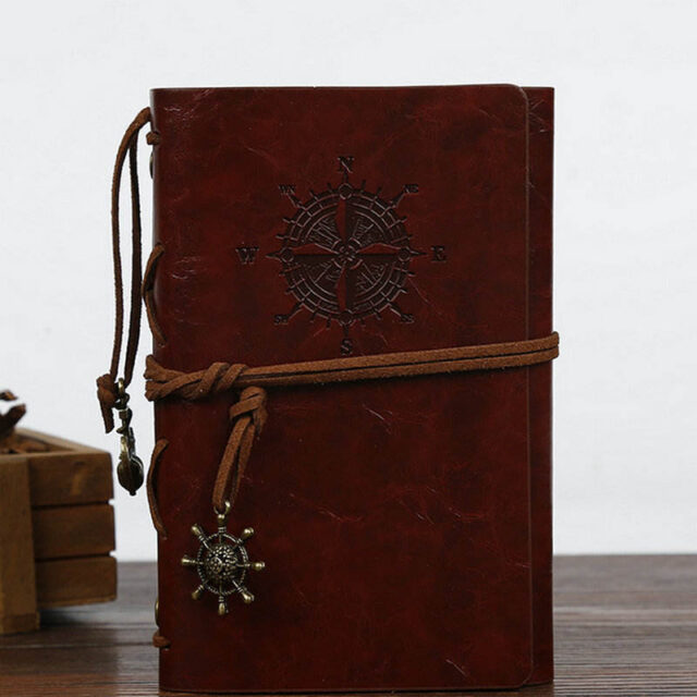 Vintage travel leather notebook supplier for global buyers