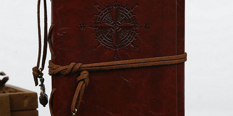 Vintage travel leather notebook supplier for global buyers