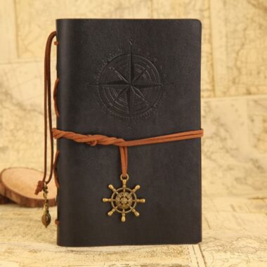 Vintage travel leather notebook supplier for global buyers