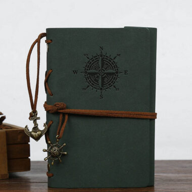 Vintage travel leather notebook supplier for global buyers