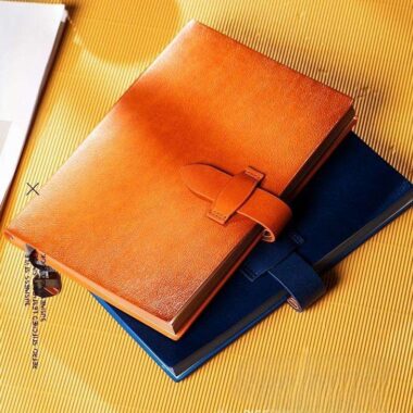 Vintage travel planner leather notebook wholesale supply