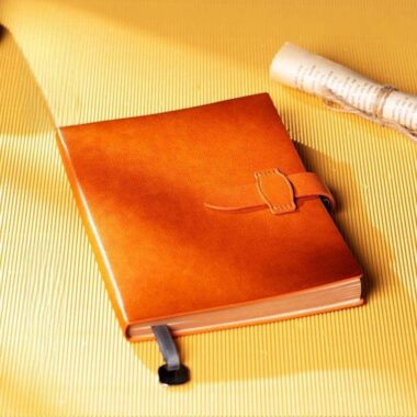 Vintage travel planner leather notebook wholesale supply