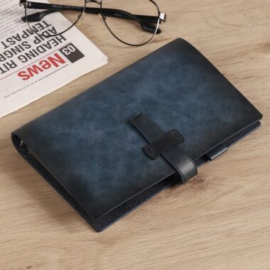 Vintage travel planner leather notebook wholesale supply