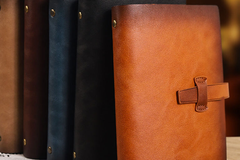 Vintage travel planner leather notebook wholesale supply