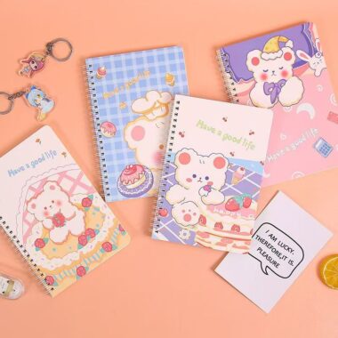 A5 thick cartoon classmate notebook with cute design