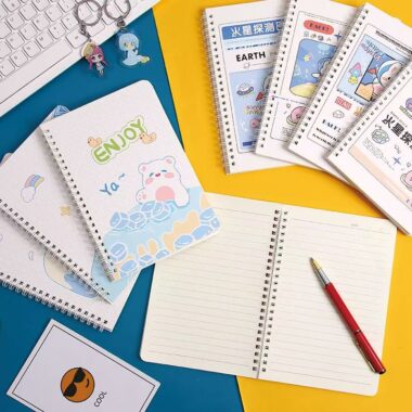 A5 thick cartoon classmate notebook with cute design