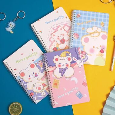 A5 thick cartoon classmate notebook with cute design