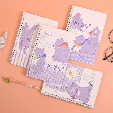A5 thick cartoon classmate notebook with cute design