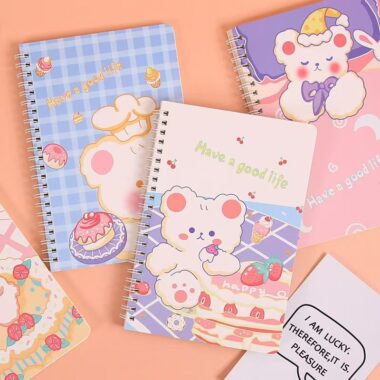 A5 thick cartoon classmate notebook with cute design