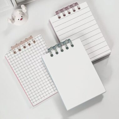 A7 fresh solid color portable notepad