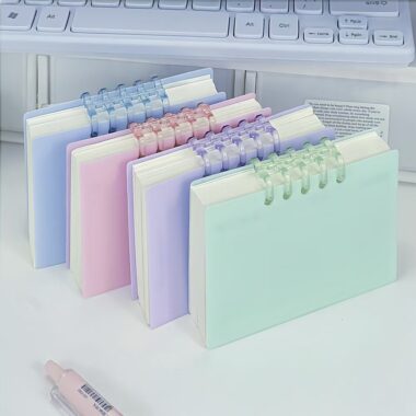A7 fresh solid color portable notepad