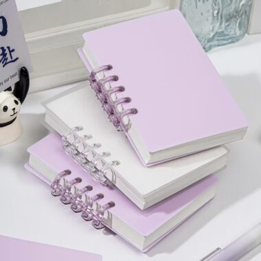 A7 fresh solid color portable notepad