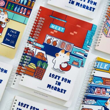 B5 cute cartoon classmate notebook with colorful cover