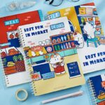 B5 cute cartoon classmate notebook with colorful cover