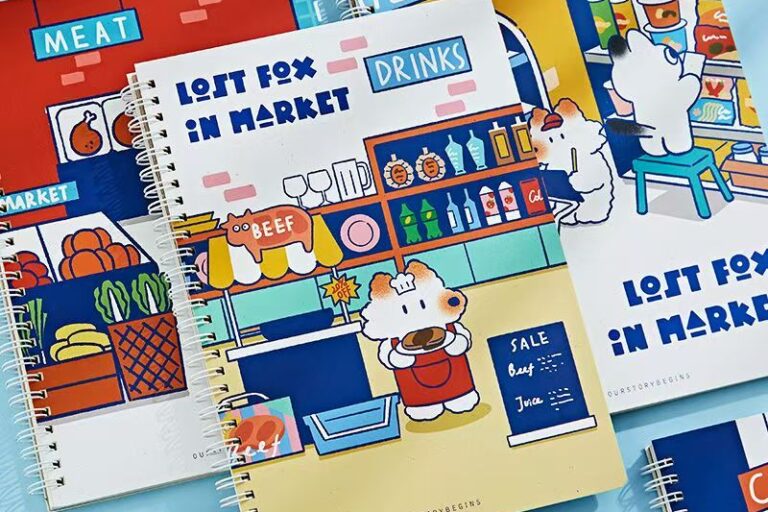 B5 Cute Cartoon Classmate Notebook (5) B5 cute cartoon classmate notebook with colorful cover