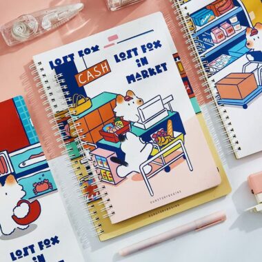 B5 cute cartoon classmate notebook with colorful cover