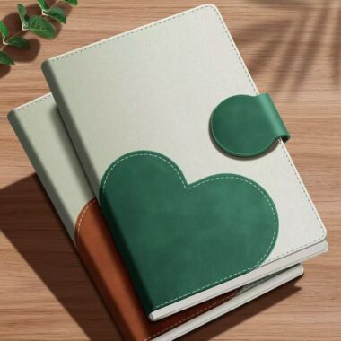 A5 creative diary with heart-shaped buckle