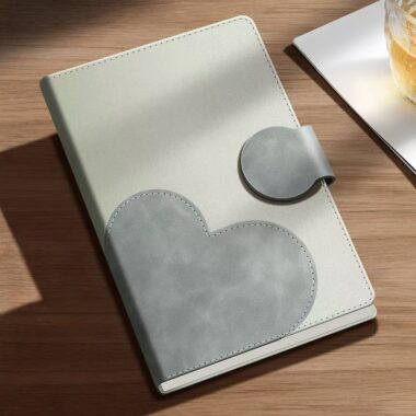 A5 creative diary with heart-shaped buckle