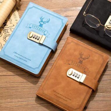 Deer head lock thickened creative password diary