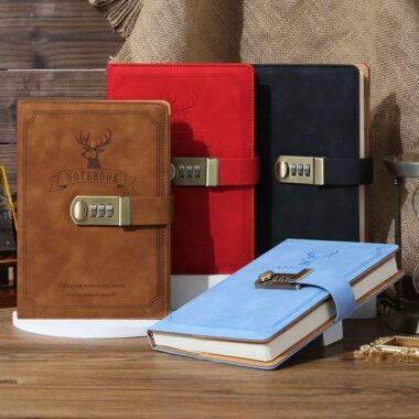Deer head lock thickened creative password diary