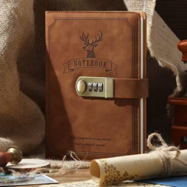 Deer head lock thickened creative password diary