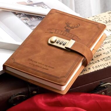 Deer head lock thickened creative password diary