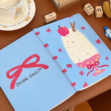 Cute apple ice cream A5 cartoon classmate notebook