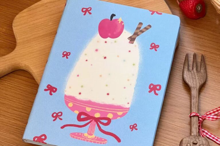 Cute Apple Ice Cream A5 Notebook (8) Cute apple ice cream A5 cartoon classmate notebook