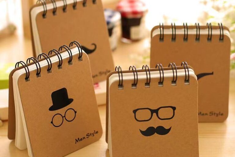 Cute Mustache Pocket Notepad (5) Cute mustache spiral pocket notepad