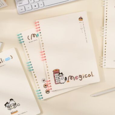 Detachable cute cat high-aesthetic classmate notebook