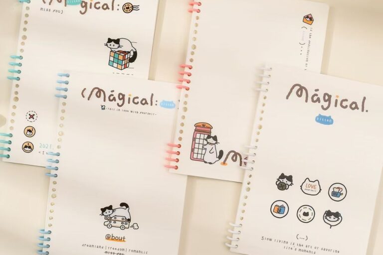 Detachable Cute Cat Classmate Notebook (4) Detachable cute cat high-aesthetic classmate notebook