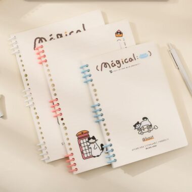 Detachable cute cat high-aesthetic classmate notebook