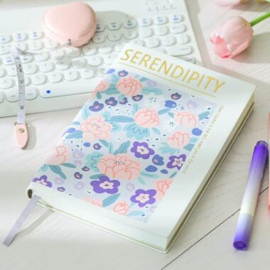 European vintage fresh hardcover classmate notebook