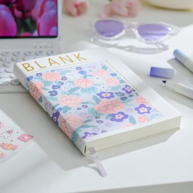 European vintage fresh hardcover classmate notebook