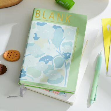 European vintage fresh hardcover classmate notebook