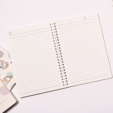 Cute happy pet A5 soft spiral thickened notebook