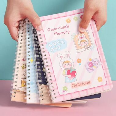 Minimal cute A5 spiral notebook for students